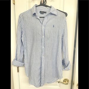 Polo Ralph Lauren
Relaxed Fit Striped Linen Shirt